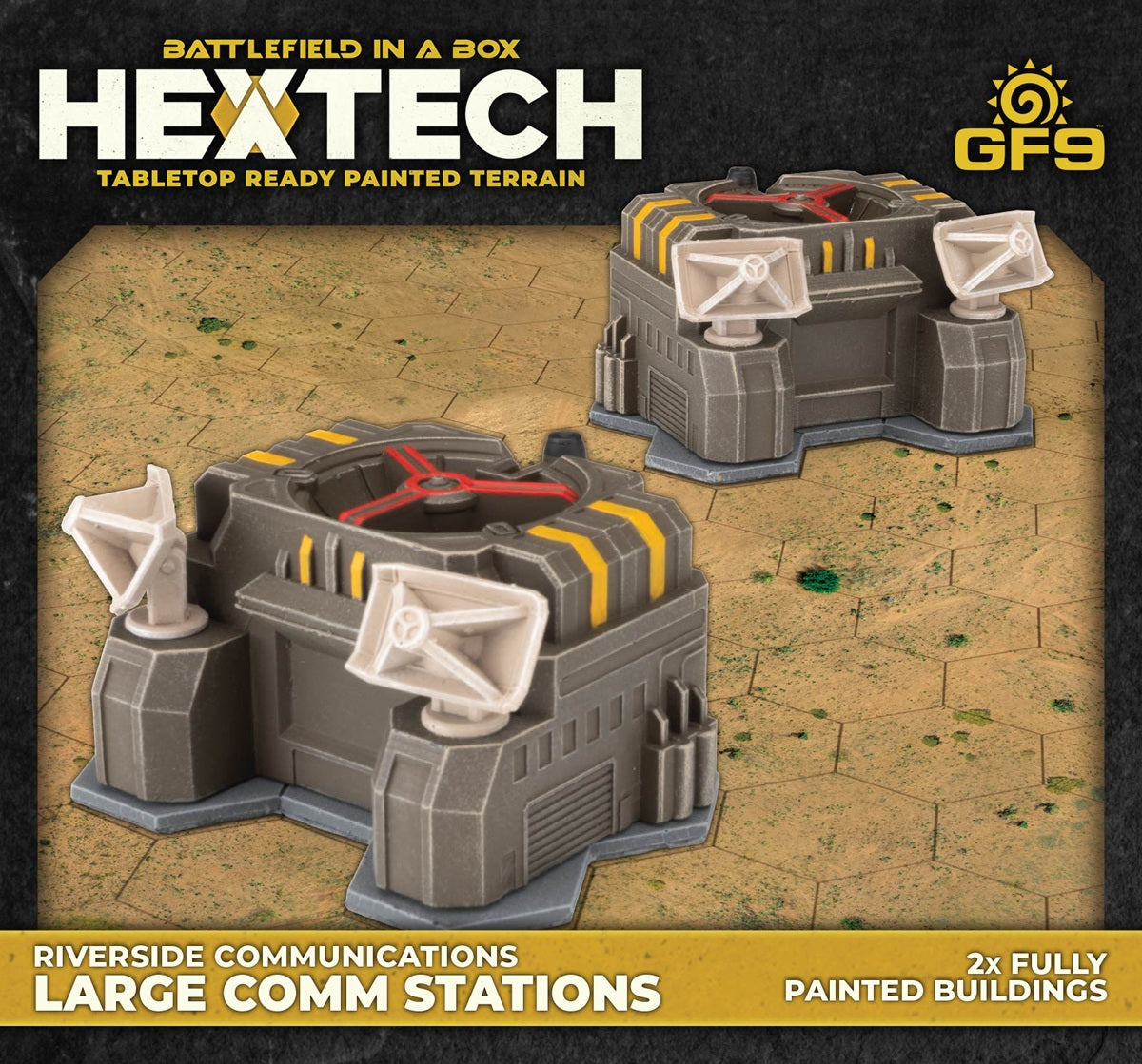 BATTLEFIELD IN A BOX: HEXTECH RIVERSIDE COMMUNICATIONS LARGE COMM STATIONS (Pre-Order)