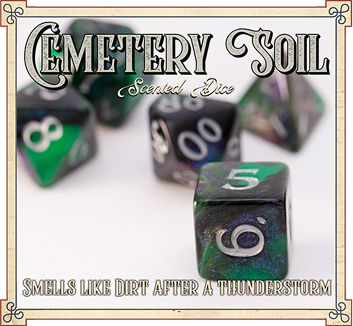 SCENTED DICE CEMETARY SOIL (Pre-Order)