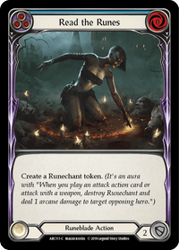 Read the Runes (Blue) [ARC111-C] (Arcane Rising) 1st Edition Normal - POKÉ JEUX