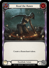 Read the Runes (Blue) [ARC111-C] (Arcane Rising) 1st Edition Rainbow Foil - POKÉ JEUX