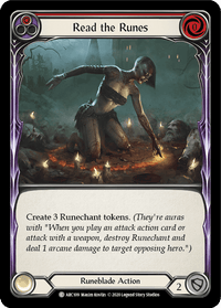 Read the Runes (Red) [U-ARC109] (Arcane Rising Unlimited) Unlimited Rainbow Foil - POKÉ JEUX