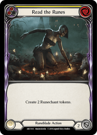Read the Runes (Yellow) [ARC110-C] (Arcane Rising) 1st Edition Rainbow Foil - POKÉ JEUX