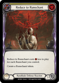 Reduce to Runechant (Yellow) [ARC089-R] (Arcane Rising) 1st Edition Rainbow Foil - POKÉ JEUX