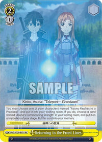 Returning to the Front Lines [Sword Art Online Chronicle Set] - POKÉ JEUX