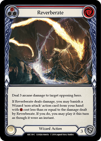 Reverberate (Red) [ARC138-C] (Arcane Rising) 1st Edition Normal - POKÉ JEUX