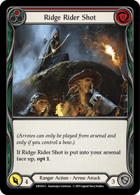 Ridge Rider Shot (Red) [ARC063-C] (Arcane Rising) 1st Edition Rainbow Foil - POKÉ JEUX