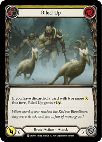 Riled Up (Yellow) [CRU017] (Crucible of War) 1st Edition Normal - POKÉ JEUX