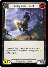 Rising Knee Thrust (Red) [KSU014-C] (Katsu Hero Deck) 1st Edition Normal - POKÉ JEUX