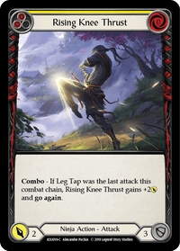 Rising Knee Thrust (Yellow) [KSU019-C] (Katsu Hero Deck) 1st Edition Normal - POKÉ JEUX