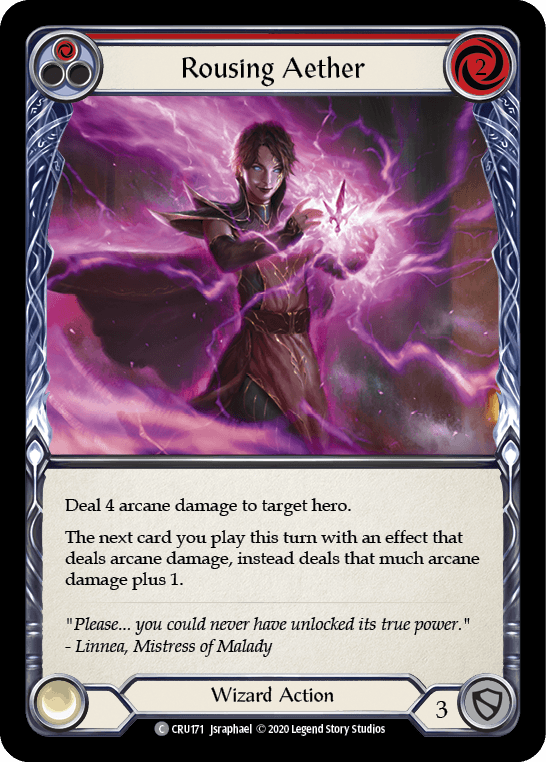Rousing Aether (Red) [CRU171] (Crucible of War) 1st Edition Normal - POKÉ JEUX