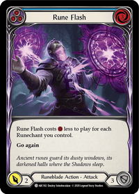 Rune Flash (Blue) [U-ARC102] (Arcane Rising Unlimited) Unlimited Rainbow Foil - POKÉ JEUX