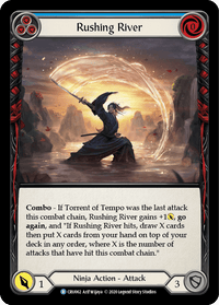Rushing River (Blue) [CRU062] (Crucible of War) 1st Edition Rainbow Foil - POKÉ JEUX
