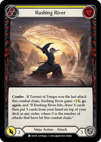 Rushing River (Yellow) [CRU061] (Crucible of War) 1st Edition Rainbow Foil - POKÉ JEUX