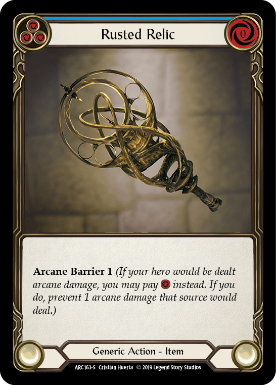 Rusted Relic [ARC163-S] (Arcane Rising) 1st Edition Normal - POKÉ JEUX