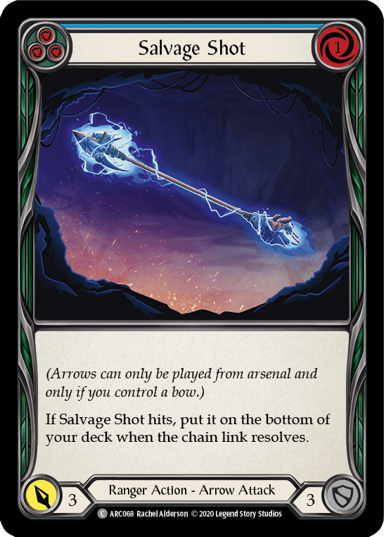Salvage Shot (Blue) [U-ARC068] (Arcane Rising Unlimited) Unlimited Normal - POKÉ JEUX