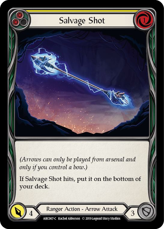 Salvage Shot (Yellow) [ARC067-C] (Arcane Rising) 1st Edition Normal - POKÉ JEUX