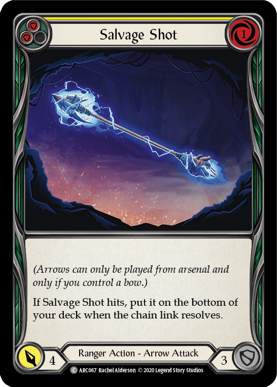 Salvage Shot (Yellow) [U-ARC067] (Arcane Rising Unlimited) Unlimited Normal - POKÉ JEUX