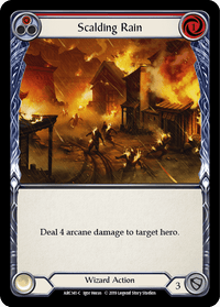Scalding Rain (Red) [ARC141-C] (Arcane Rising) 1st Edition Rainbow Foil - POKÉ JEUX