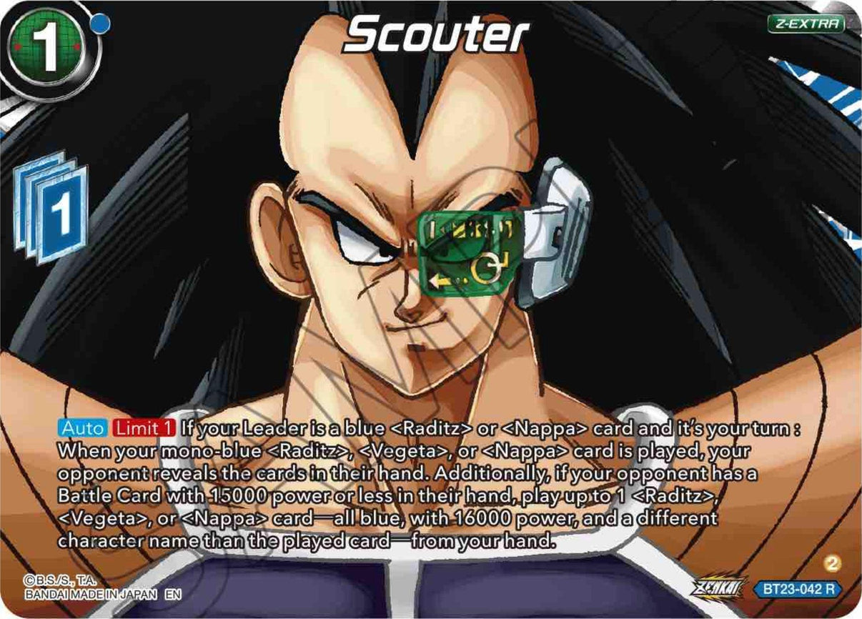 Scouter (BT23-042) [Perfect Combination] - POKÉ JEUX