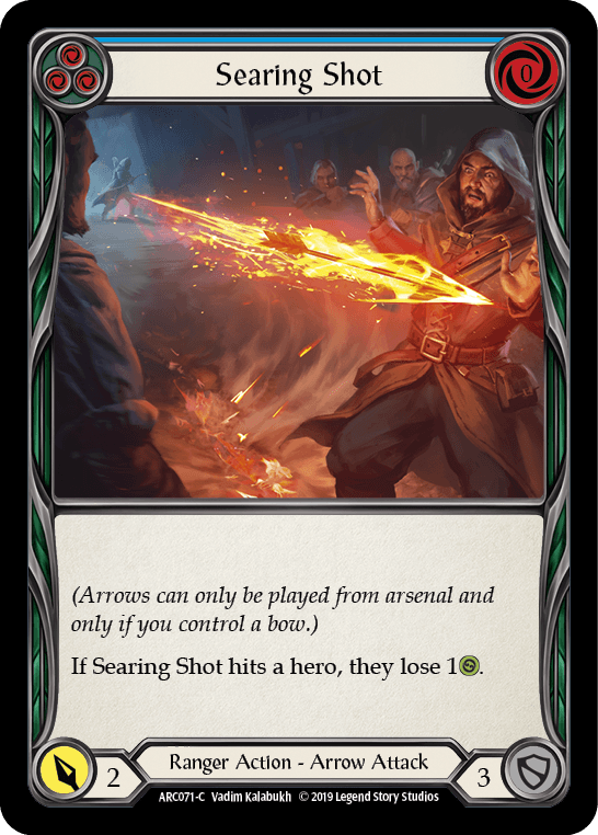 Searing Shot (Blue) [ARC071-C] (Arcane Rising) 1st Edition Normal - POKÉ JEUX