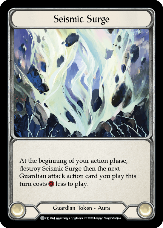 Seismic Surge [CRU044] (Crucible of War) 1st Edition Rainbow Foil - POKÉ JEUX