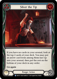Silver the Tip (Blue) [U-ARC053] (Arcane Rising Unlimited) Unlimited Rainbow Foil - POKÉ JEUX