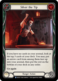 Silver the Tip (Yellow) [U-ARC052] (Arcane Rising Unlimited) Unlimited Rainbow Foil - POKÉ JEUX