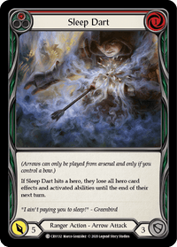 Sleep Dart (Red) [CRU132] (Crucible of War) 1st Edition Rainbow Foil - POKÉ JEUX
