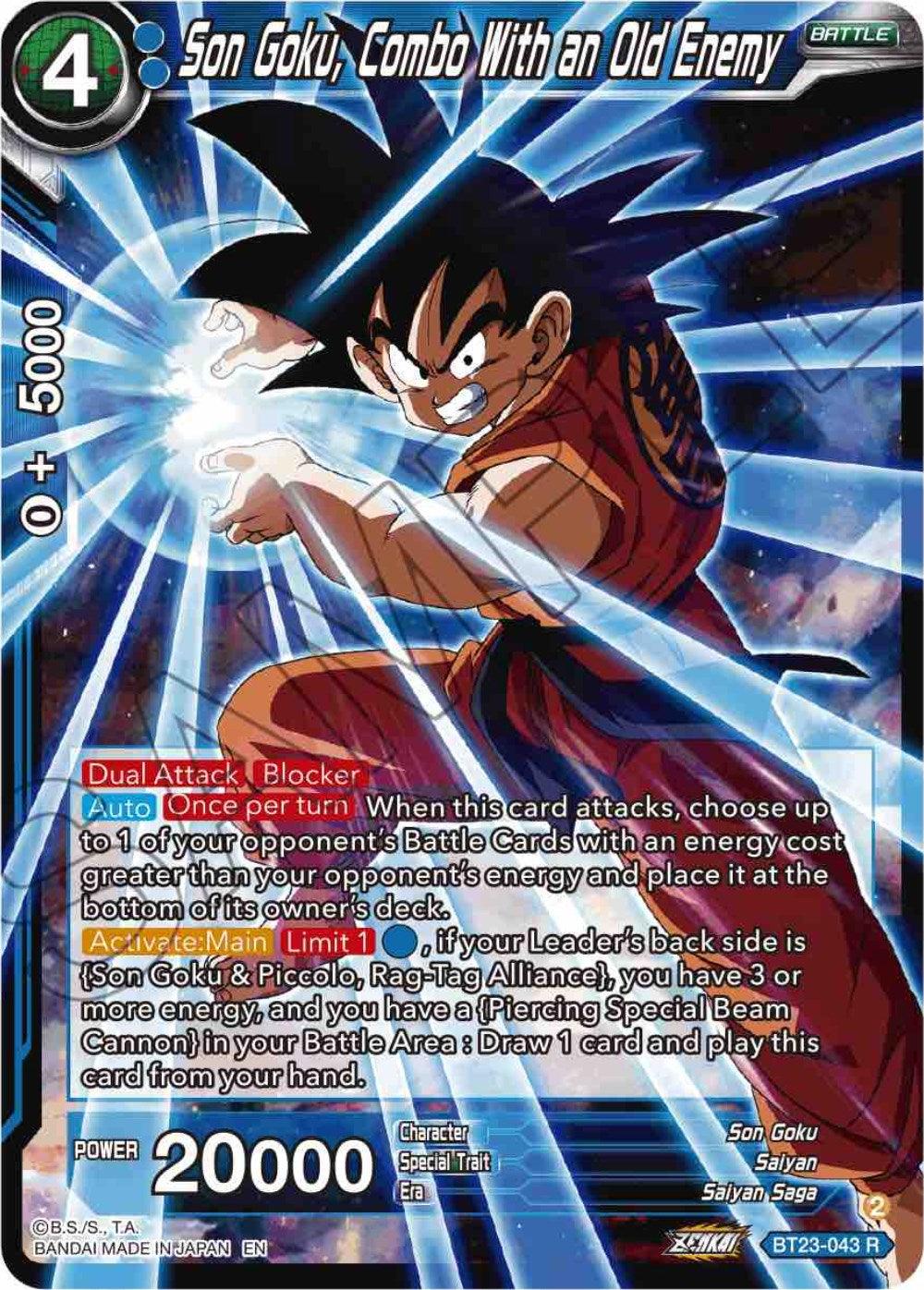 Son Goku, Combo With an Old Enemy (BT23-043) [Perfect Combination] - POKÉ JEUX