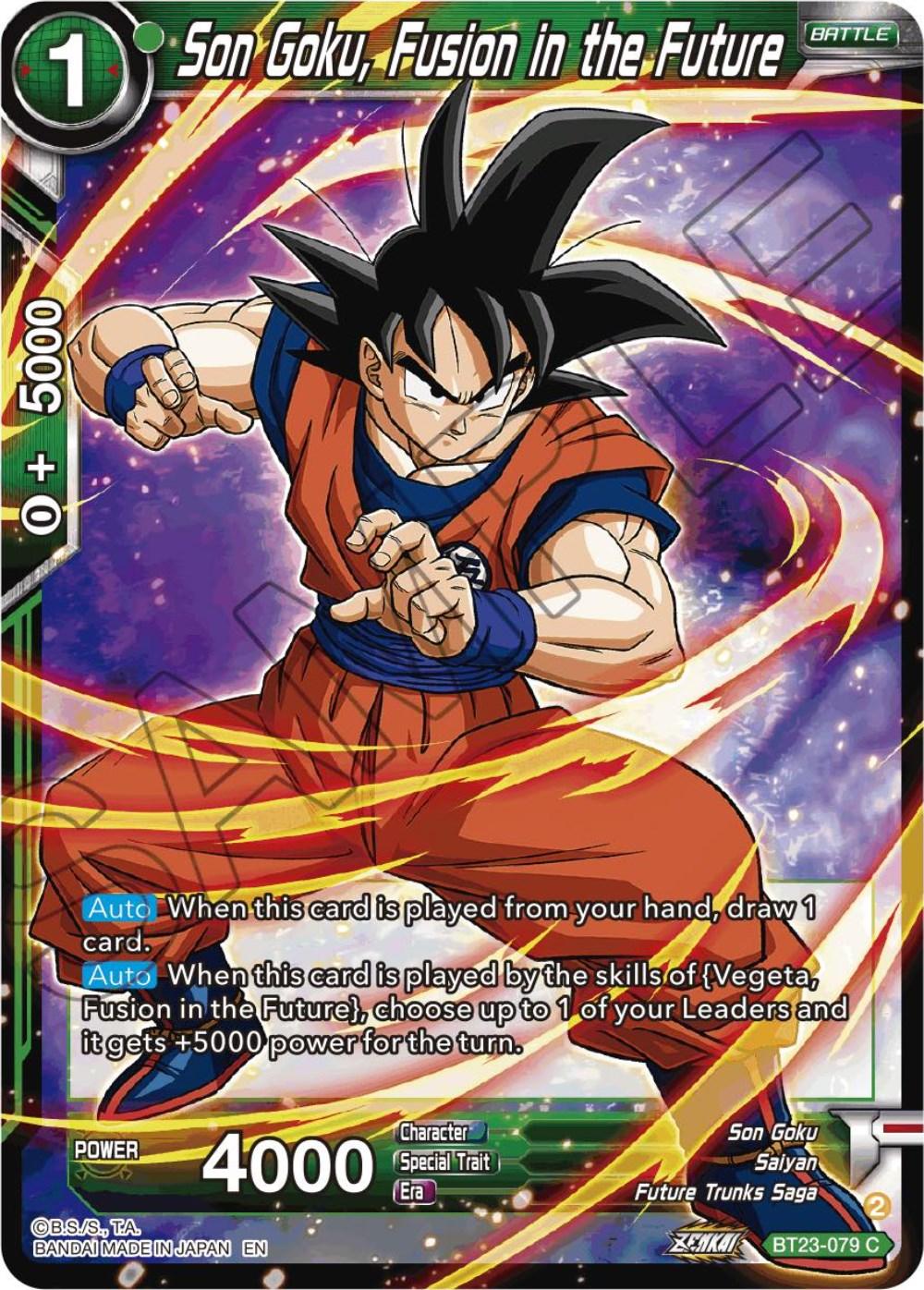 Son Goku, Fusion in the Future (BT23-079) [Perfect Combination] - POKÉ JEUX