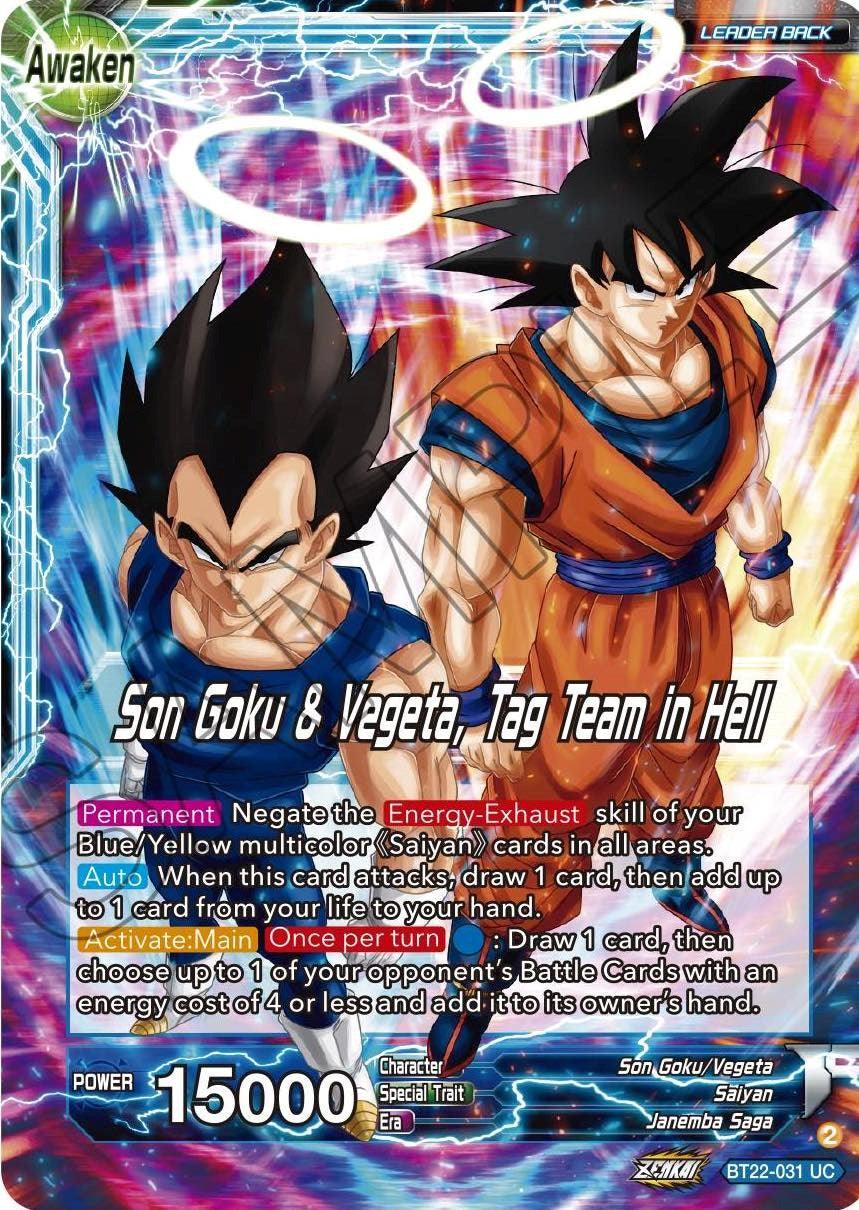 Son Goku // Son Goku & Vegeta, Tag Team in Hell (BT22-031) [Critical Blow] - POKÉ JEUX