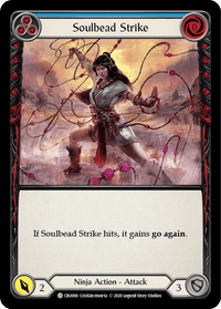 Soulbead Strike (Blue) [CRU068] (Crucible of War) 1st Edition Rainbow Foil - POKÉ JEUX