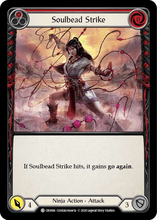 Soulbead Strike (Red) [CRU066] (Crucible of War) 1st Edition Normal - POKÉ JEUX