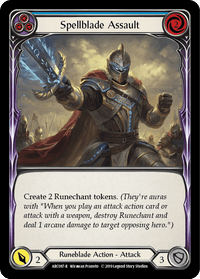 Spellblade Assault (Blue) [ARC087-R] (Arcane Rising) 1st Edition Normal - POKÉ JEUX
