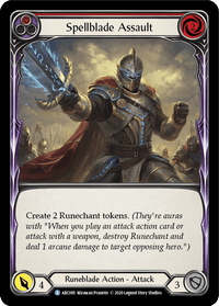 Spellblade Assault (Red) [U-ARC085] (Arcane Rising Unlimited) Unlimited Rainbow Foil - POKÉ JEUX