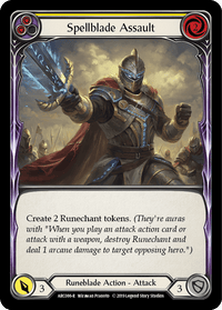 Spellblade Assault (Yellow) [ARC086-R] (Arcane Rising) 1st Edition Normal - POKÉ JEUX