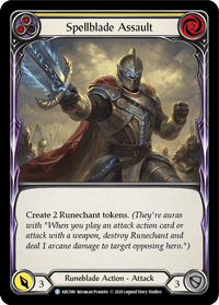 Spellblade Assault (Yellow) [U-ARC086] (Arcane Rising Unlimited) Unlimited Rainbow Foil - POKÉ JEUX