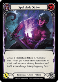 Spellblade Strike (Blue) [ARC105-C] (Arcane Rising) 1st Edition Normal - POKÉ JEUX