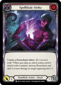 Spellblade Strike (Red) [U-ARC103] (Arcane Rising Unlimited) Unlimited Rainbow Foil - POKÉ JEUX