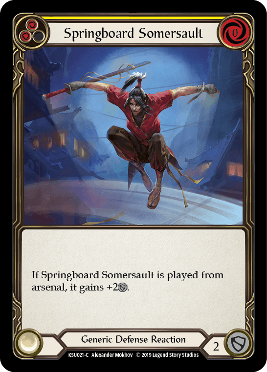 Springboard Somersault [KSU021-C] (Katsu Hero Deck) 1st Edition Normal - POKÉ JEUX