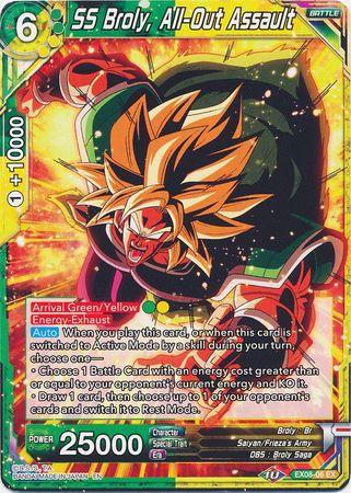 SS Broly, All-Out Assault (EX08-06) [Magnificent Collection Forsaken Warrior] - POKÉ JEUX