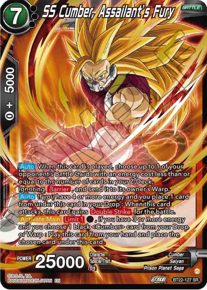 SS Cumber, Assailant's Fury (BT22-127) [Critical Blow] - POKÉ JEUX
