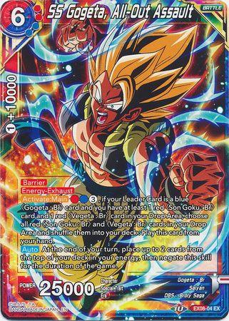 SS Gogeta, All-Out Assault (EX08-04) [Magnificent Collection Forsaken Warrior] - POKÉ JEUX