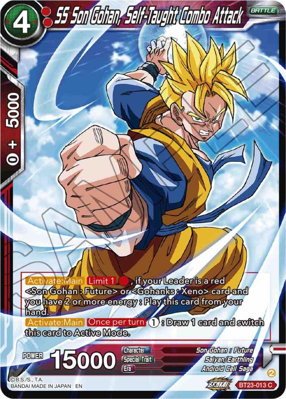 SS Son Gohan, Self-Taught Combo Attack (BT23-013) [Perfect Combination] - POKÉ JEUX
