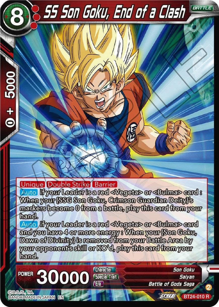 SS Son Goku, End of a Clash (BT24-010) [Beyond Generations] - POKÉ JEUX