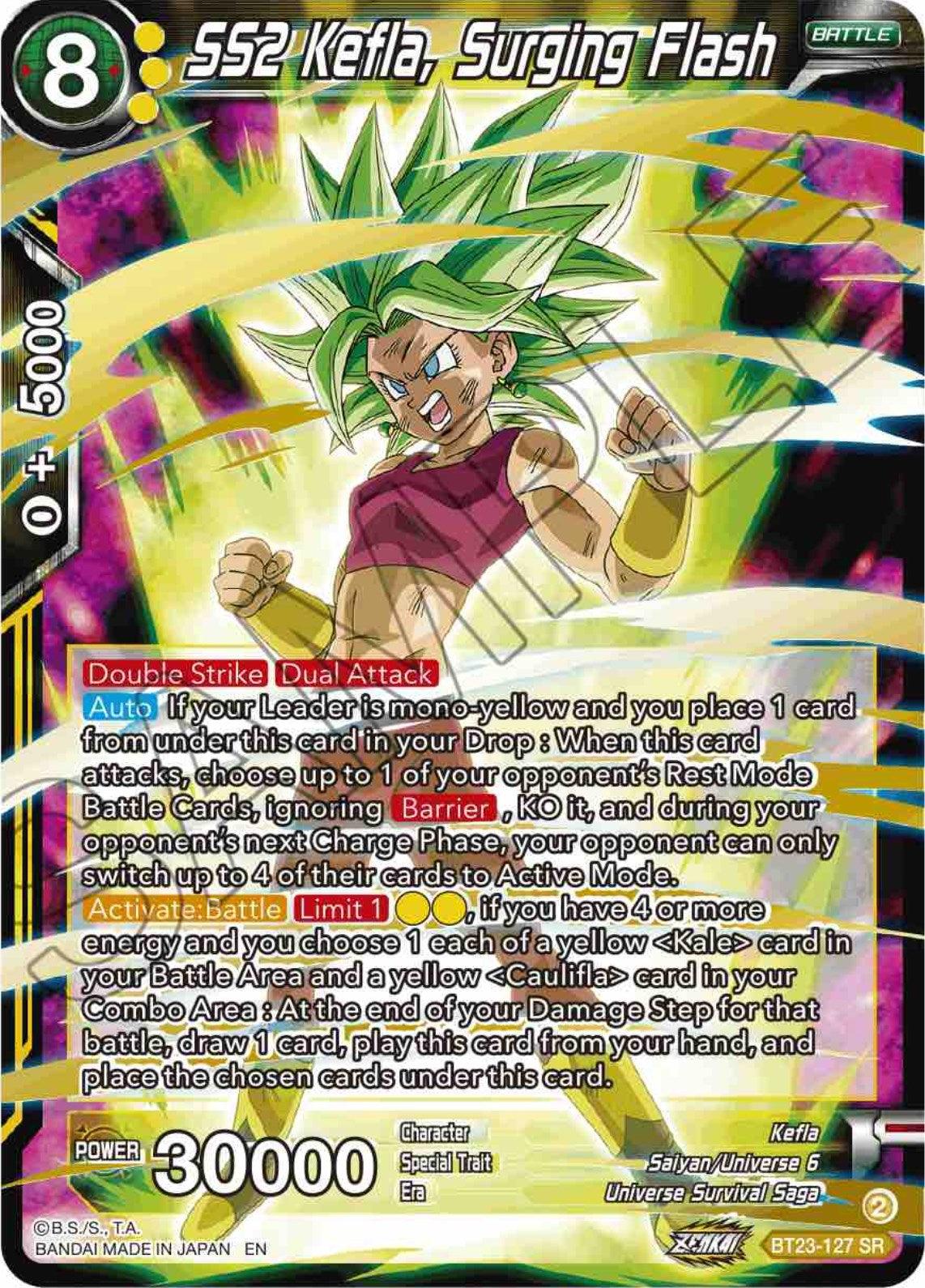 SS2 Kefla, Surging Flash (BT23-127) [Perfect Combination] - POKÉ JEUX