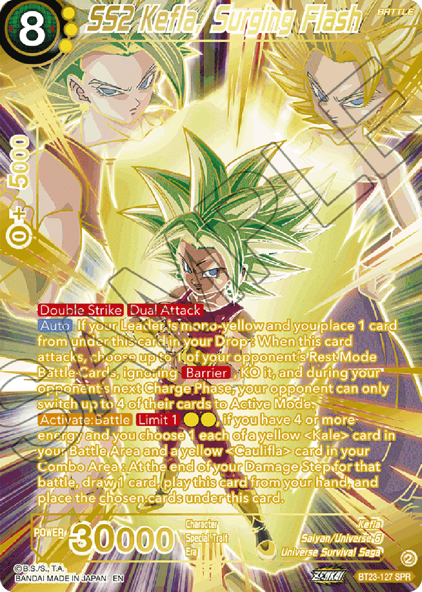 SS2 Kefla, Surging Flash (SPR) (BT23-127) [Perfect Combination] - POKÉ JEUX