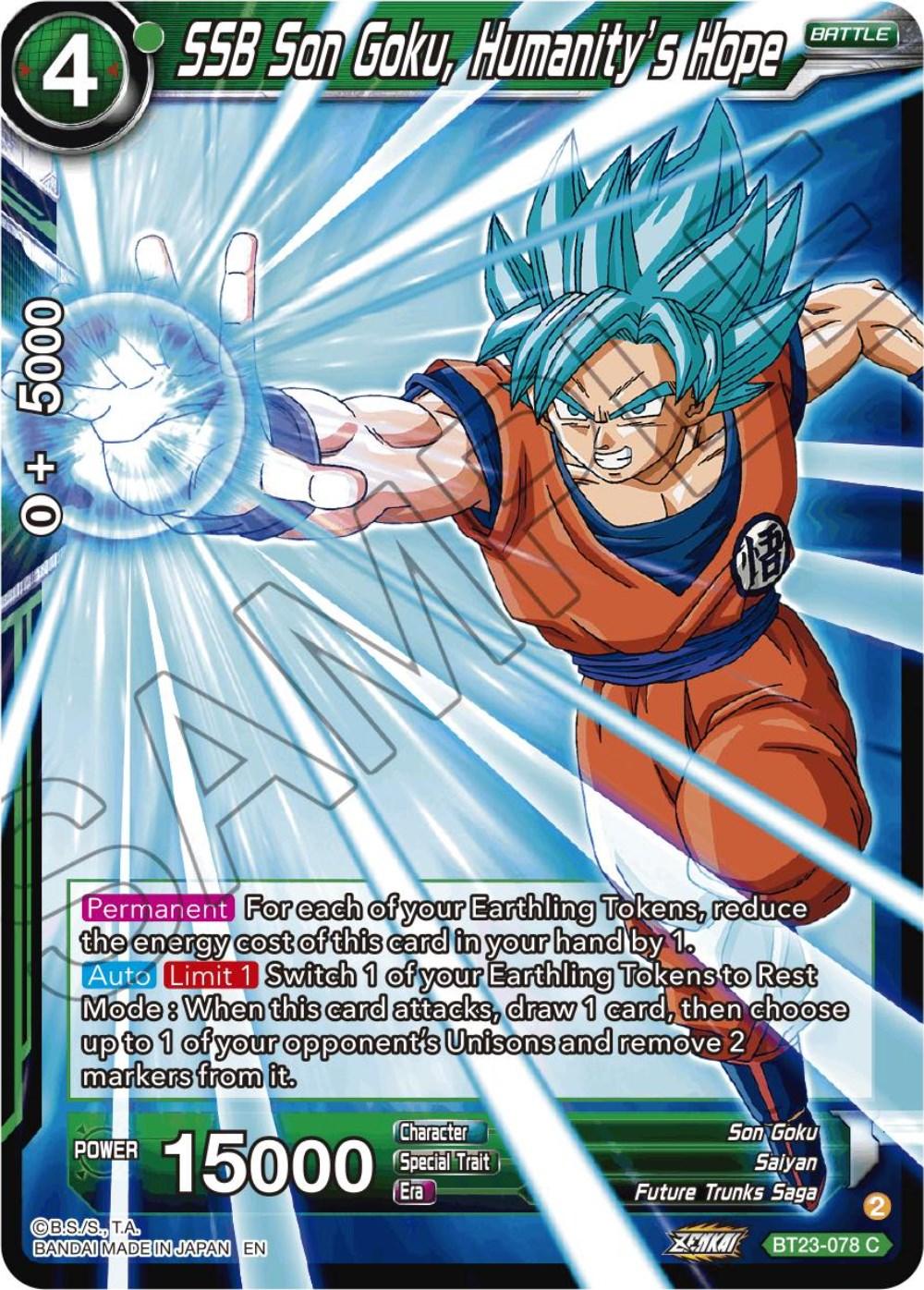SSB Son Goku, Humanity's Hope (BT23-078) [Perfect Combination] - POKÉ JEUX