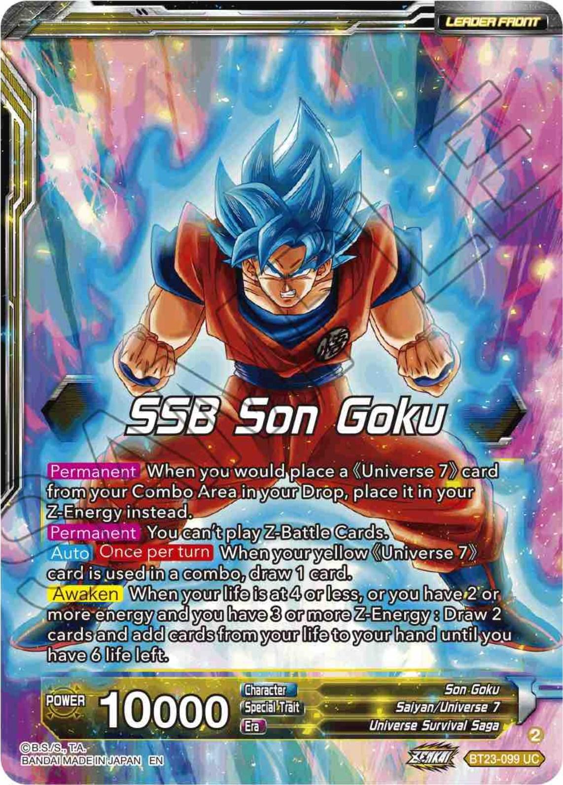 SSB Son Goku // Son Goku, Autonomous Awakening (BT23-099) [Perfect Combination] - POKÉ JEUX