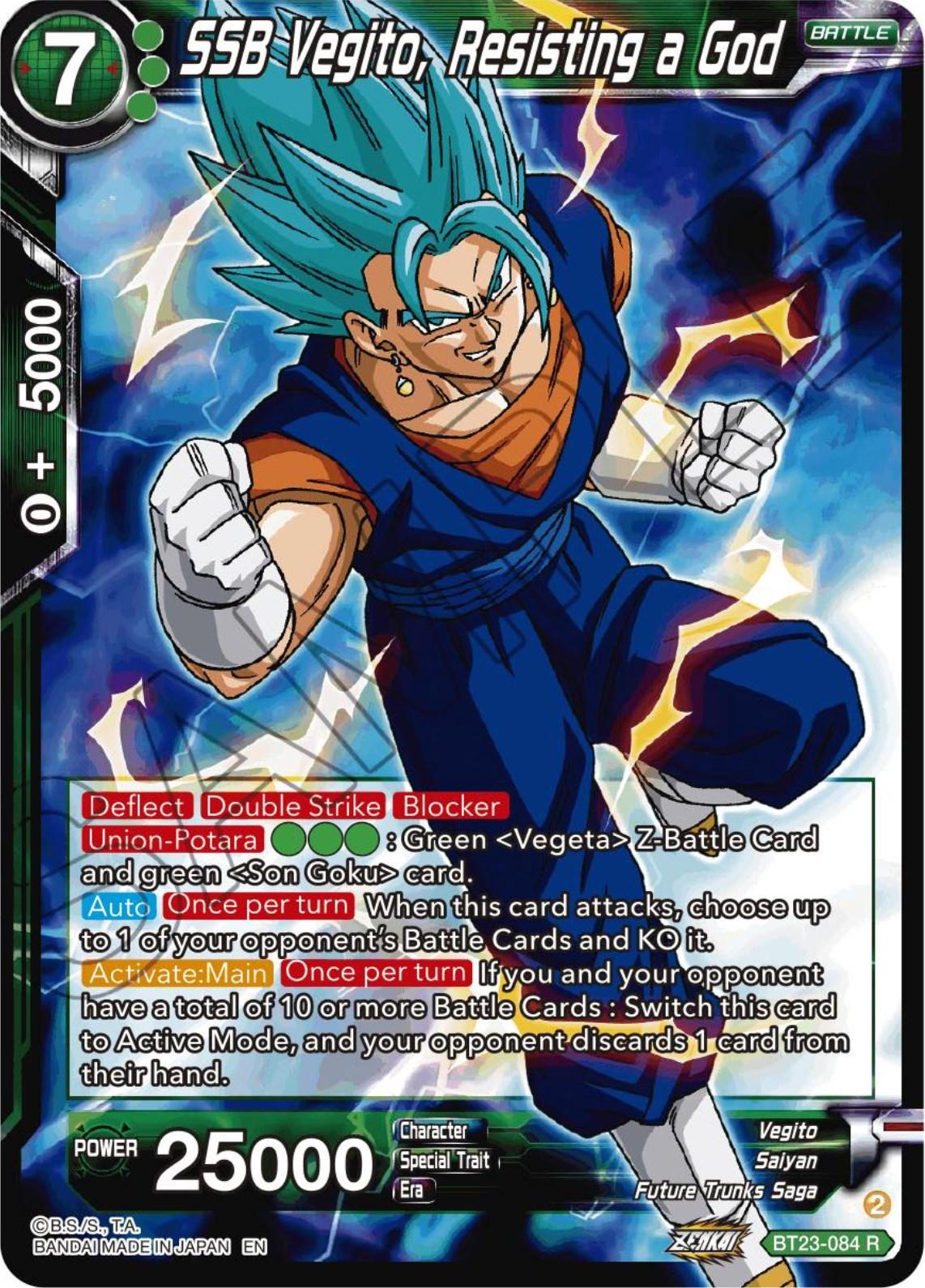 SSB Vegito, Resisting a God (BT23-084) [Perfect Combination] - POKÉ JEUX